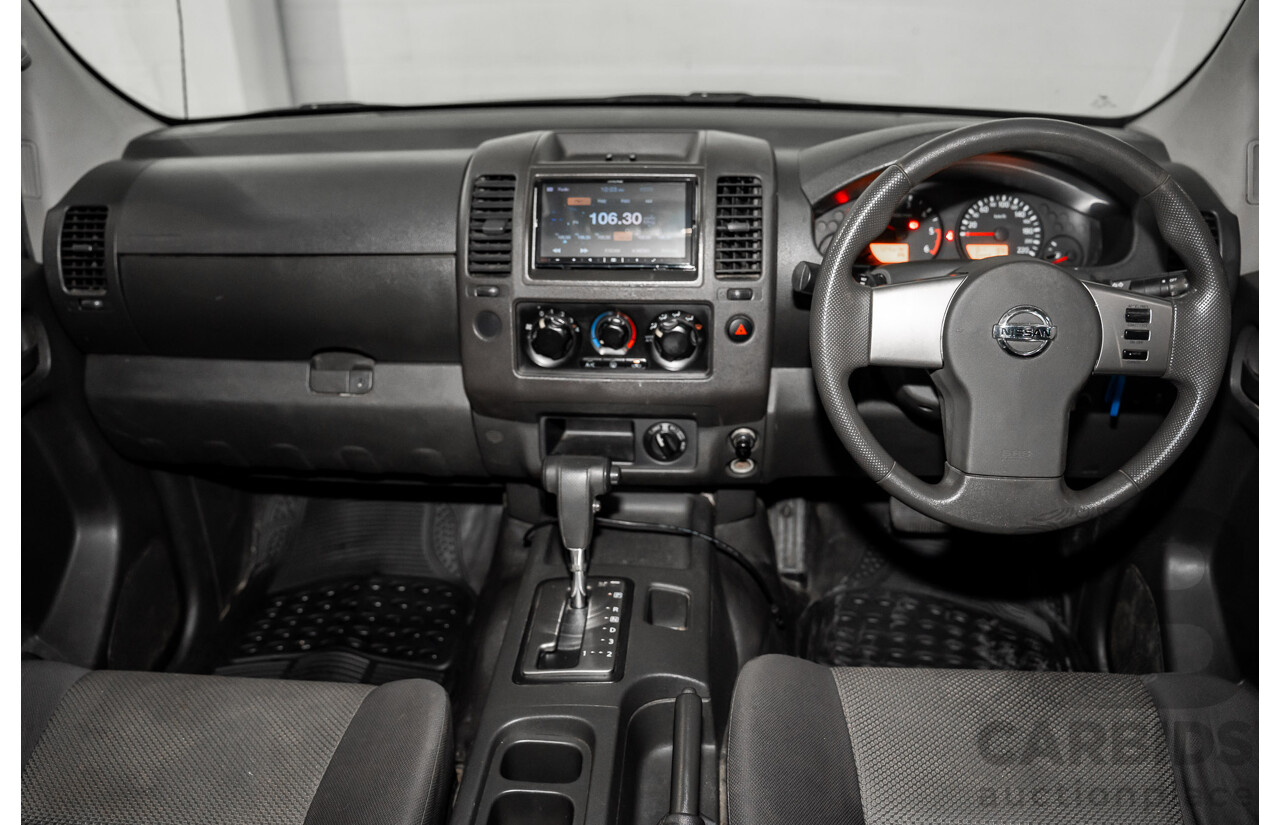 3/2013 Nissan Navara RX (4x2) D40 MY13 Dual Cab P/Up Cosmic Black Metallic Turbo Diesel 2.5L