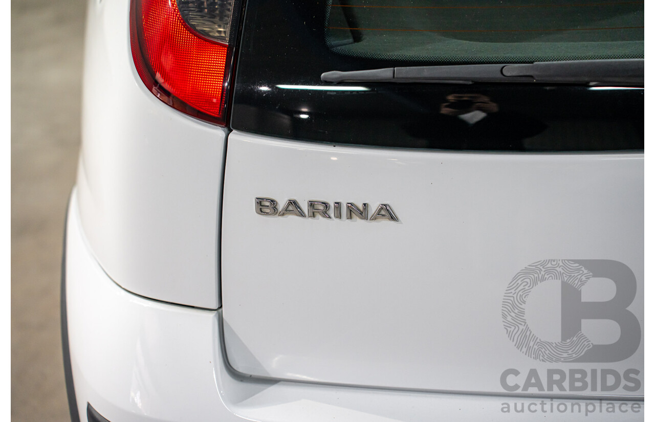 7/2005 Holden Barina XC MY04.5 3d Hatchback Casablanca White 1.4L