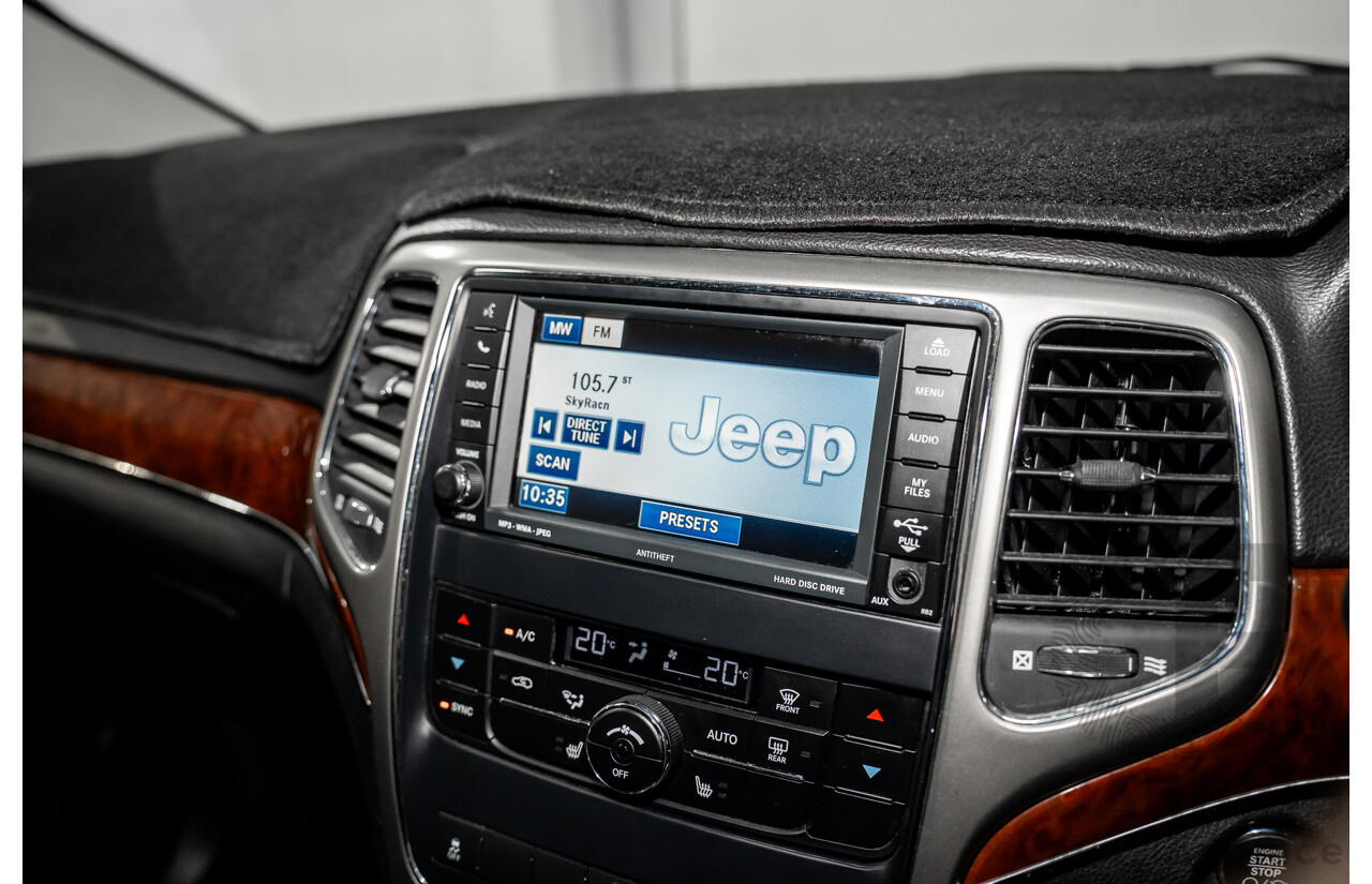 8/2011 Jeep Grand Cherokee Limited (4x4) WK 4d Wagon Bright Silver Metallic Turbo Diesel V6 3.0L