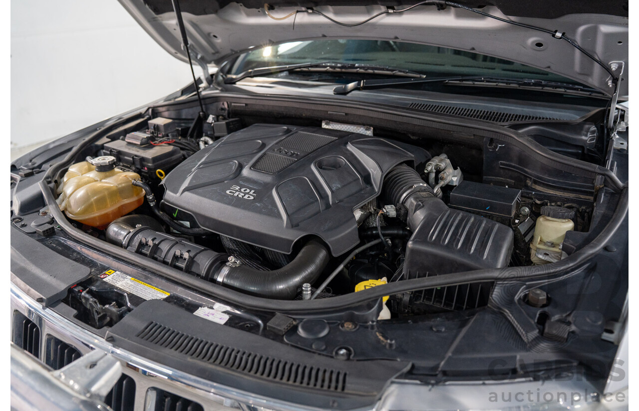 8/2011 Jeep Grand Cherokee Limited (4x4) WK 4d Wagon Bright Silver Metallic Turbo Diesel V6 3.0L