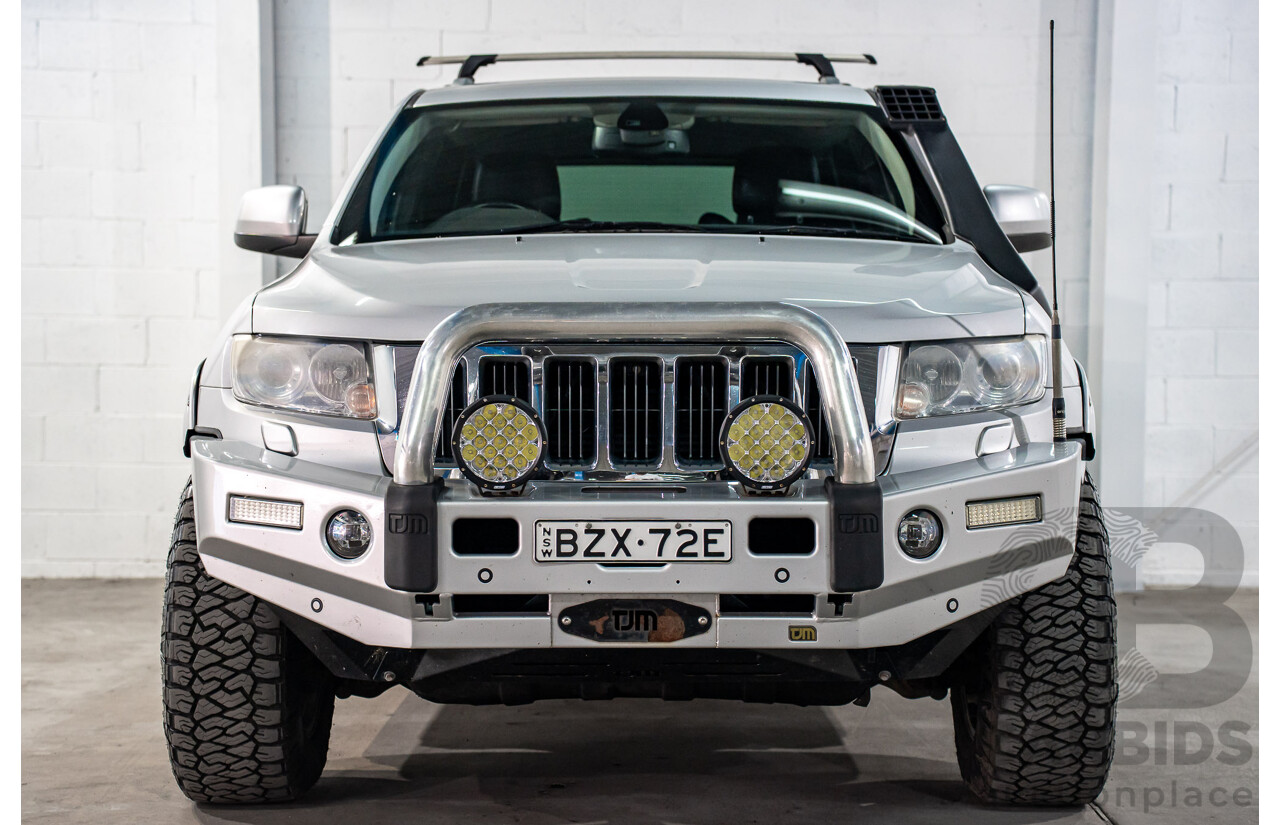 8/2011 Jeep Grand Cherokee Limited (4x4) WK 4d Wagon Bright Silver Metallic Turbo Diesel V6 3.0L