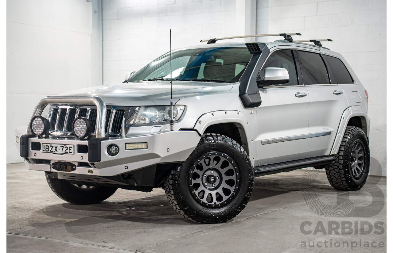 8/2011 Jeep Grand Cherokee Limited (4x4) WK 4d Wagon Bright Silver Metallic Turbo Diesel V6 3.0L