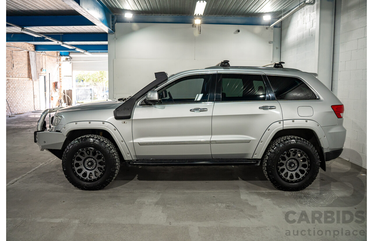 8/2011 Jeep Grand Cherokee Limited (4x4) WK 4d Wagon Bright Silver Metallic Turbo Diesel V6 3.0L