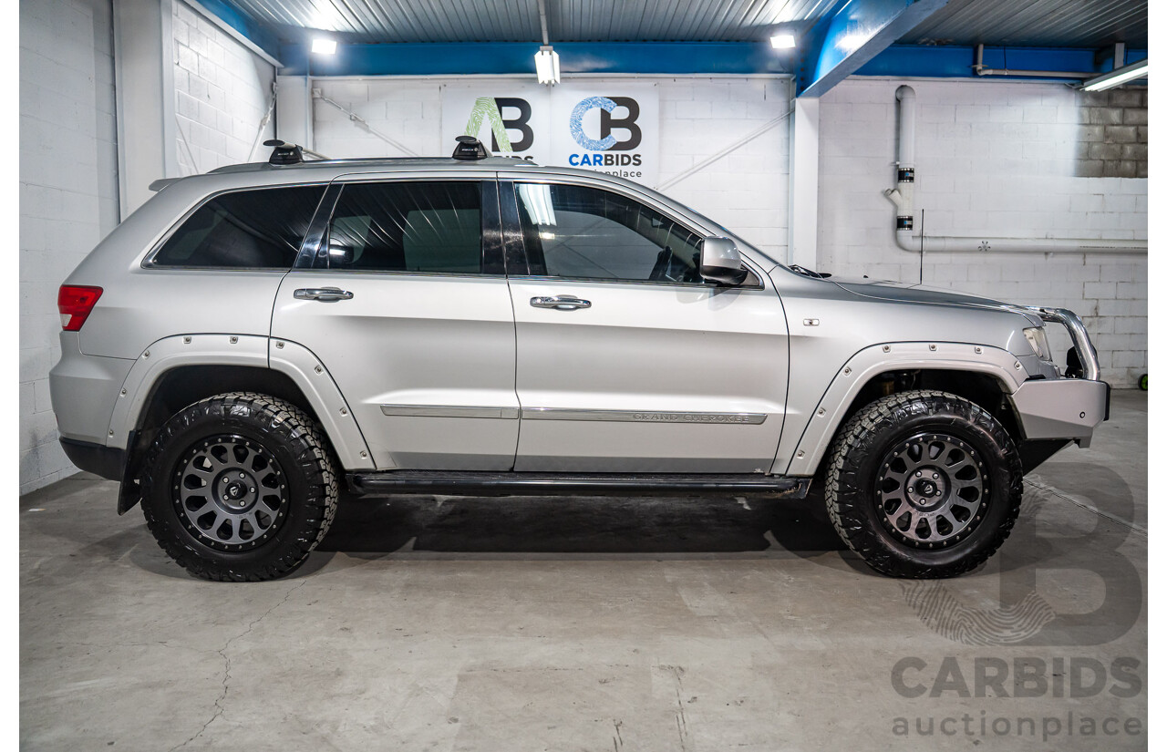 8/2011 Jeep Grand Cherokee Limited (4x4) WK 4d Wagon Bright Silver Metallic Turbo Diesel V6 3.0L