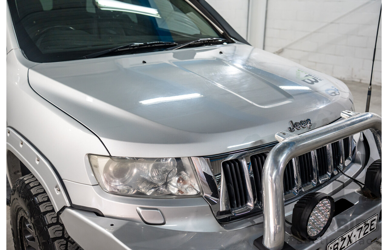 8/2011 Jeep Grand Cherokee Limited (4x4) WK 4d Wagon Bright Silver Metallic Turbo Diesel V6 3.0L