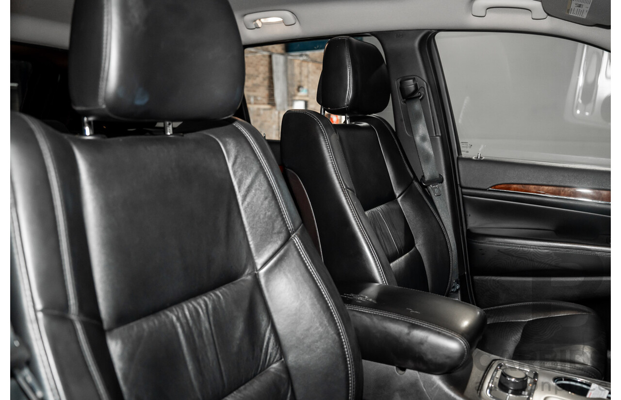8/2011 Jeep Grand Cherokee Limited (4x4) WK 4d Wagon Bright Silver Metallic Turbo Diesel V6 3.0L
