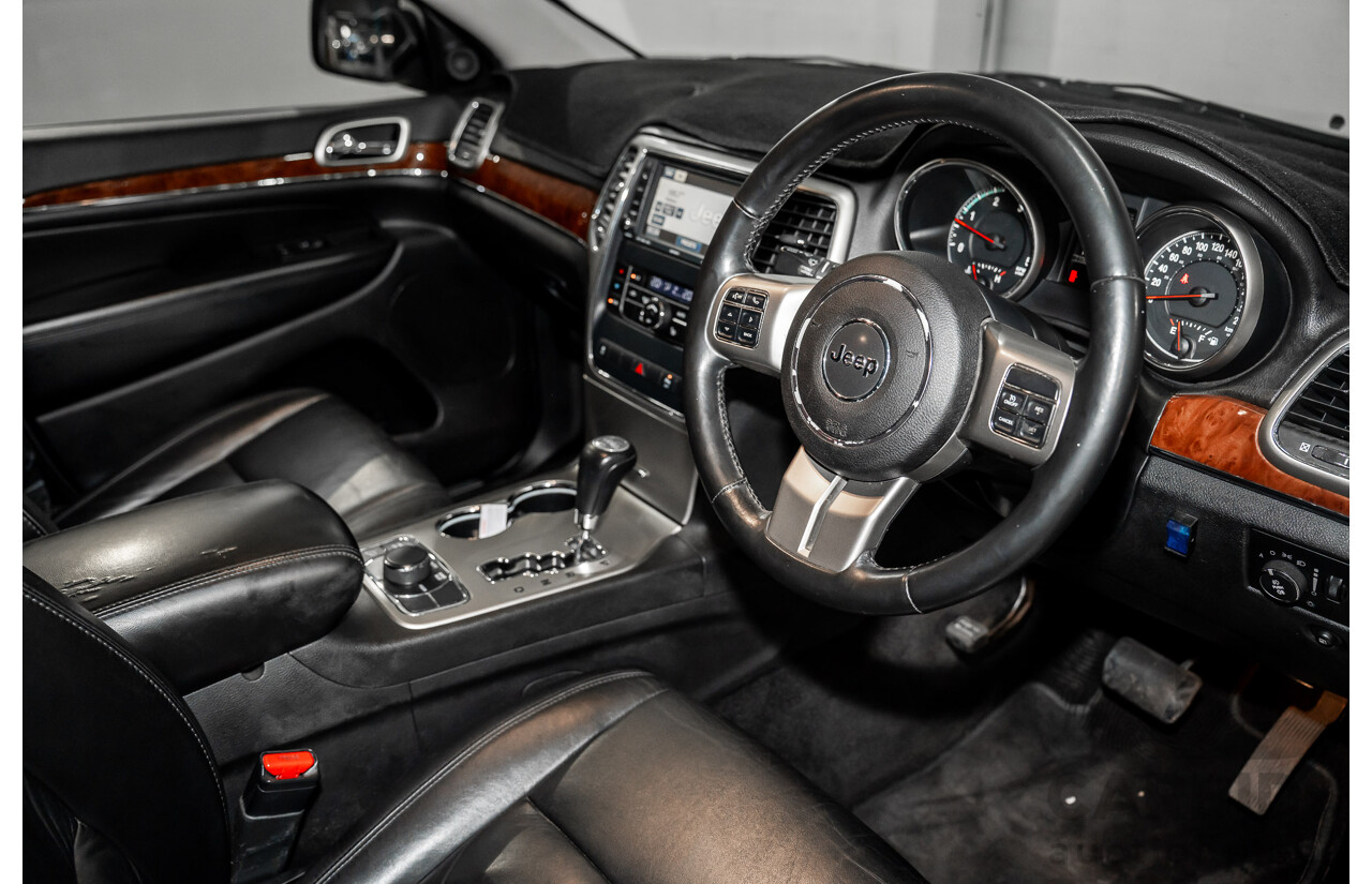 8/2011 Jeep Grand Cherokee Limited (4x4) WK 4d Wagon Bright Silver Metallic Turbo Diesel V6 3.0L