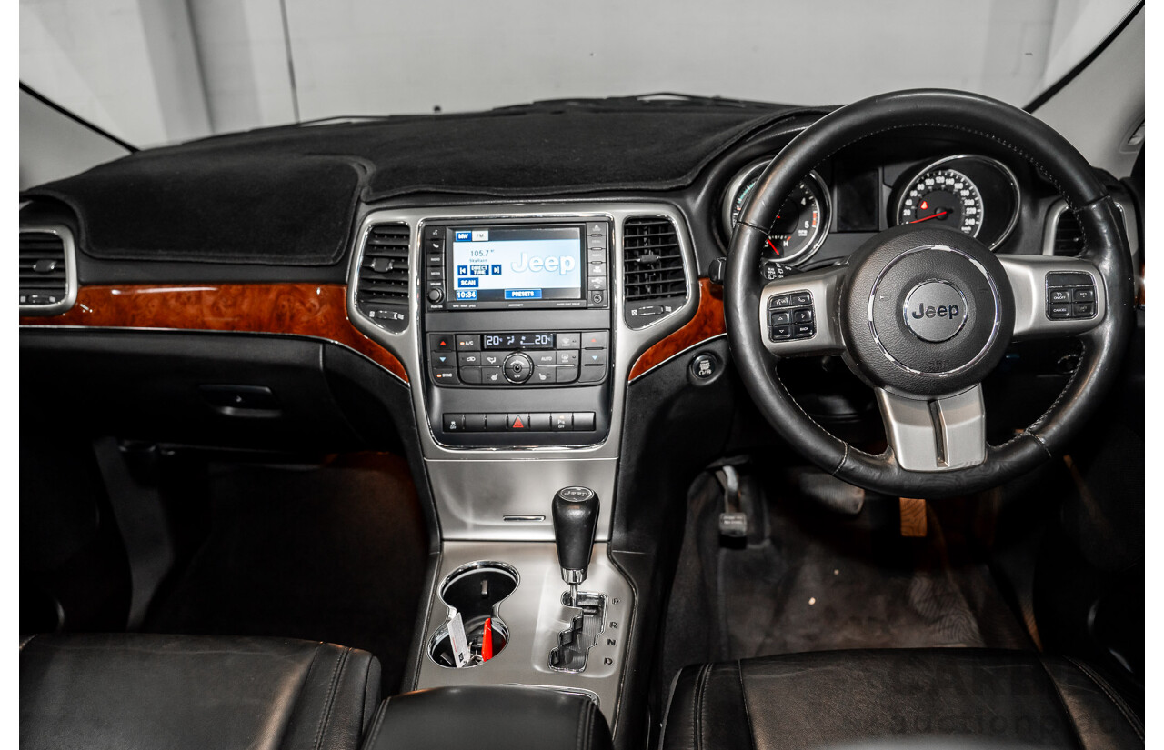 8/2011 Jeep Grand Cherokee Limited (4x4) WK 4d Wagon Bright Silver Metallic Turbo Diesel V6 3.0L