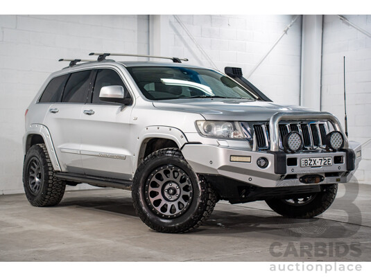 8/2011 Jeep Grand Cherokee Limited (4x4) WK 4d Wagon Bright Silver Metallic Turbo Diesel V6 3.0L