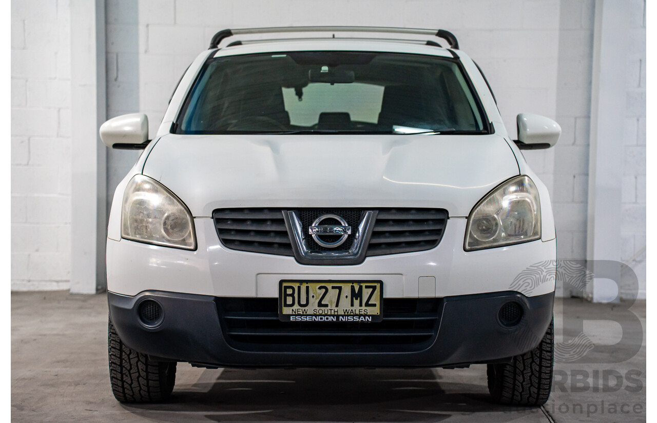 3/2009 Nissan Dualis ST (4x4) J10 4d Wagon Arctic White 2.0L