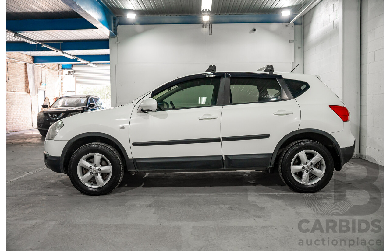 3/2009 Nissan Dualis ST (4x4) J10 4d Wagon Arctic White 2.0L