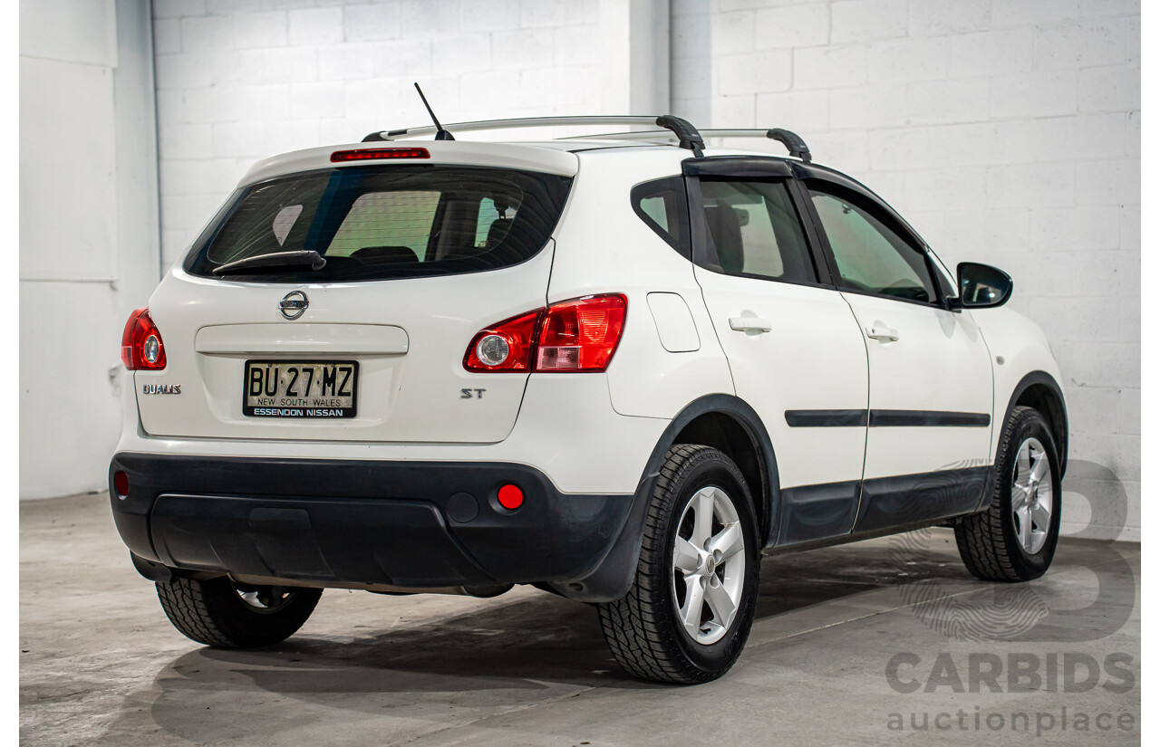 3/2009 Nissan Dualis ST (4x4) J10 4d Wagon Arctic White 2.0L