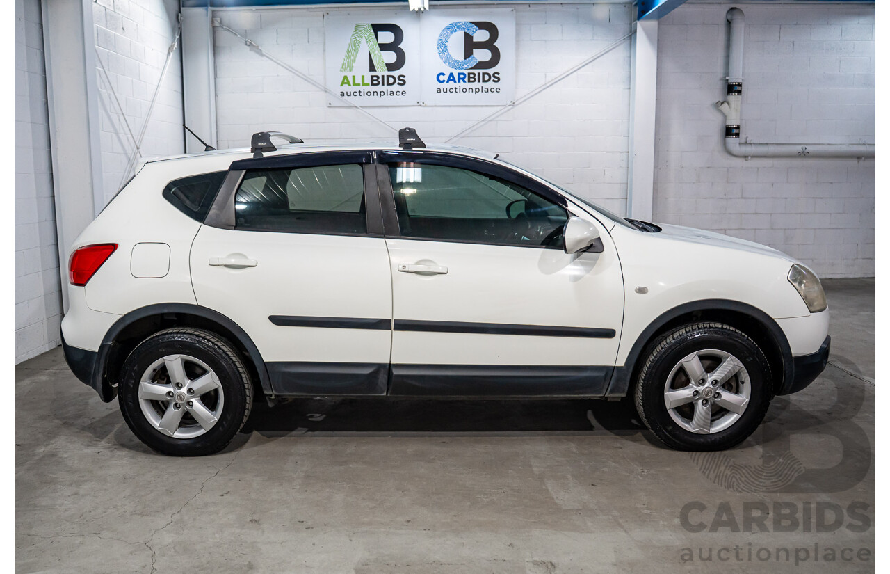 3/2009 Nissan Dualis ST (4x4) J10 4d Wagon Arctic White 2.0L