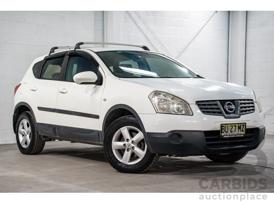 3/2009 Nissan Dualis ST (4x4) J10 4d Wagon Arctic White 2.0L