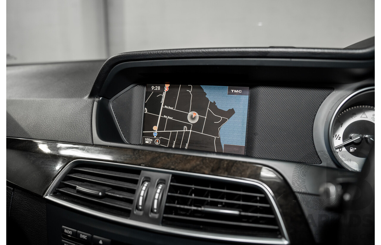 01/2014 Mercedes-Benz C250 Avantgarde W204 MY14 4d Sedan Magnetite Black Metallic Turbo 1.8L