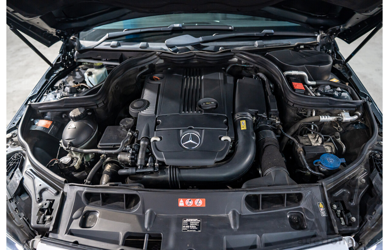 01/2014 Mercedes-Benz C250 Avantgarde W204 MY14 4d Sedan Magnetite Black Metallic Turbo 1.8L