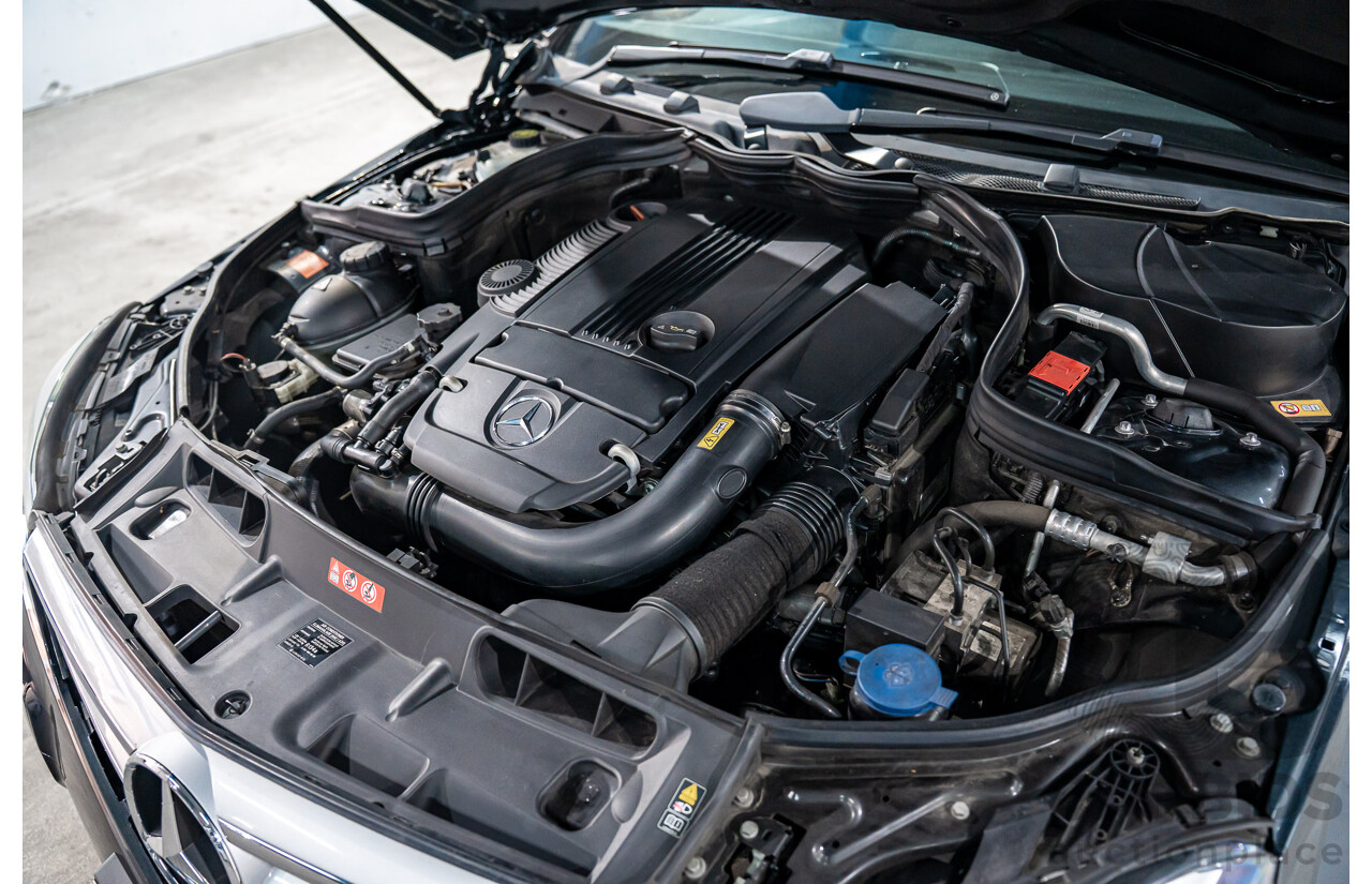 01/2014 Mercedes-Benz C250 Avantgarde W204 MY14 4d Sedan Magnetite Black Metallic Turbo 1.8L