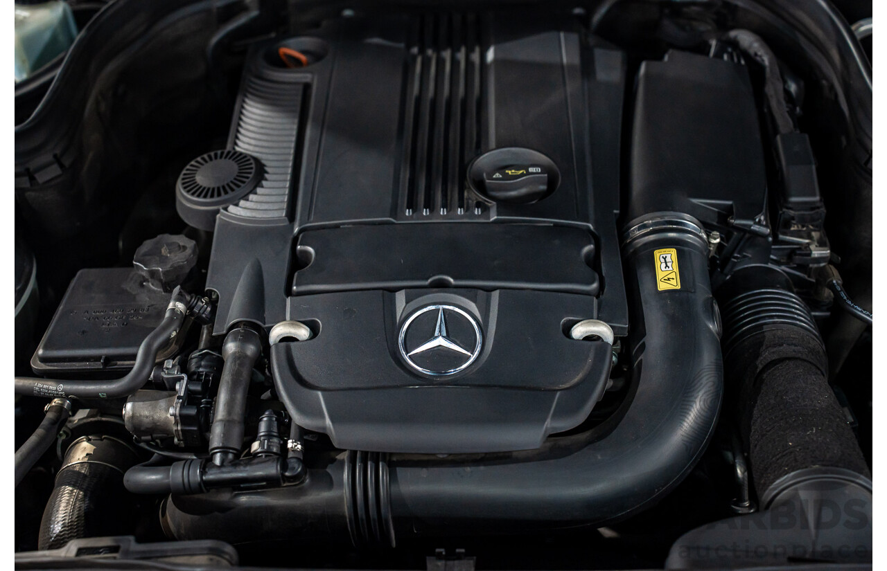 01/2014 Mercedes-Benz C250 Avantgarde W204 MY14 4d Sedan Magnetite Black Metallic Turbo 1.8L