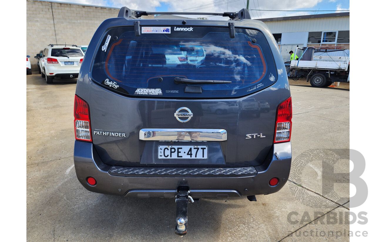 5/2013 Nissan Pathfinder ST-L (4x4) R51 SERIES 4 4d Wagon Blue 2.5L