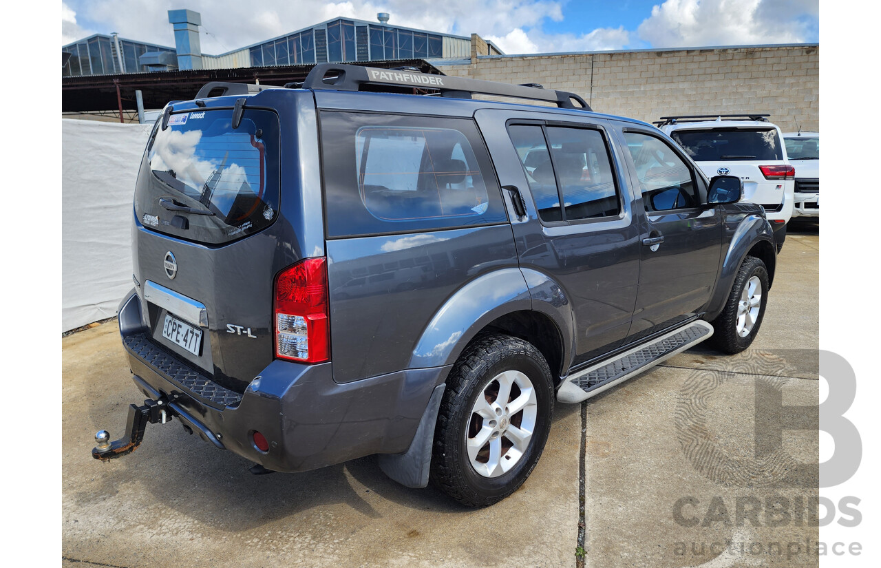5/2013 Nissan Pathfinder ST-L (4x4) R51 SERIES 4 4d Wagon Blue 2.5L