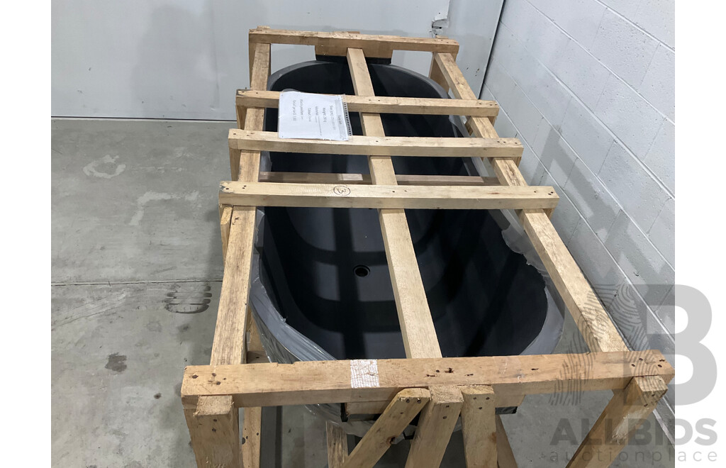 Stone Bath - Charcoal (170L X 80W X 50H ) - ORP $3,800.00