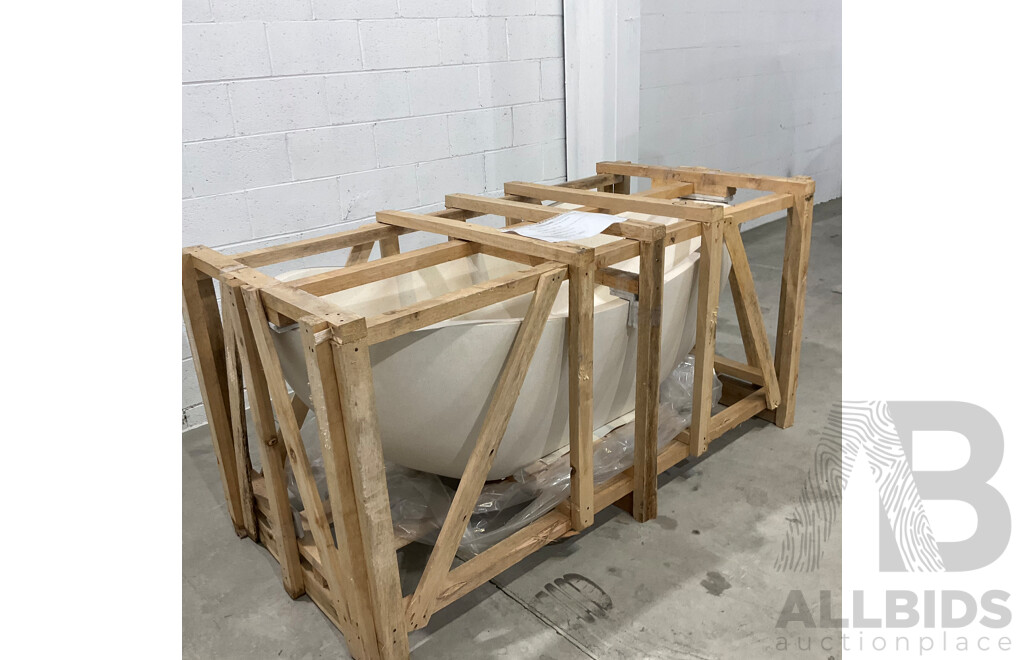 Stone Composite Bath - Limestone (170L X 80W X 50H ) - ORP $3,800.00