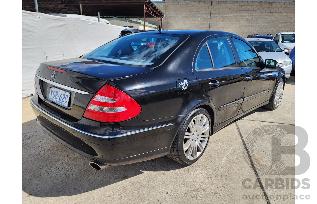 1/2007 Mercedes-Benz E280 Avantgarde 211 MY07 UPGRADE 4d Sedan Black 3.0L