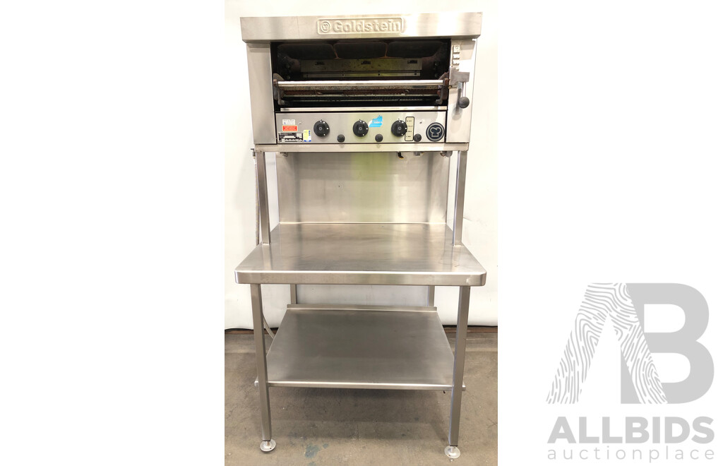 Goldstein Natural Gas Salamander and Stainless Steel Bench/Stand