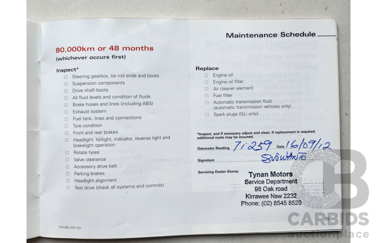 4/2006 Honda Jazz VTi UPGRADE 5d Hatchback Blue 1.5L