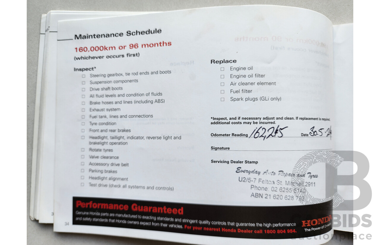 4/2006 Honda Jazz VTi UPGRADE 5d Hatchback Blue 1.5L
