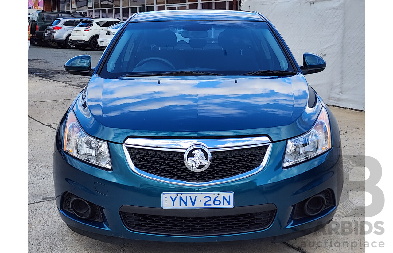 3/2012 Holden Cruze CD JH MY12 5d Hatchback Turquoise 1.4L