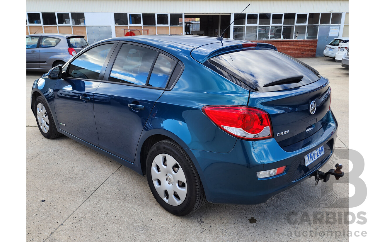 3/2012 Holden Cruze CD JH MY12 5d Hatchback Turquoise 1.4L
