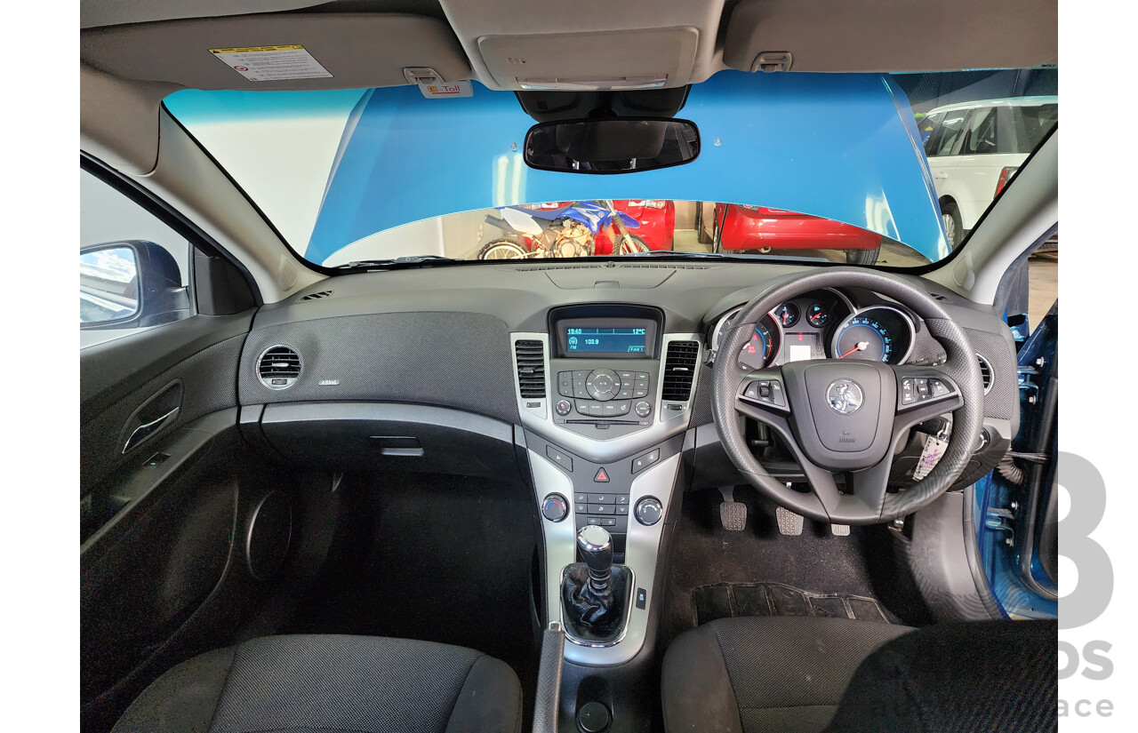 3/2012 Holden Cruze CD JH MY12 5d Hatchback Turquoise 1.4L