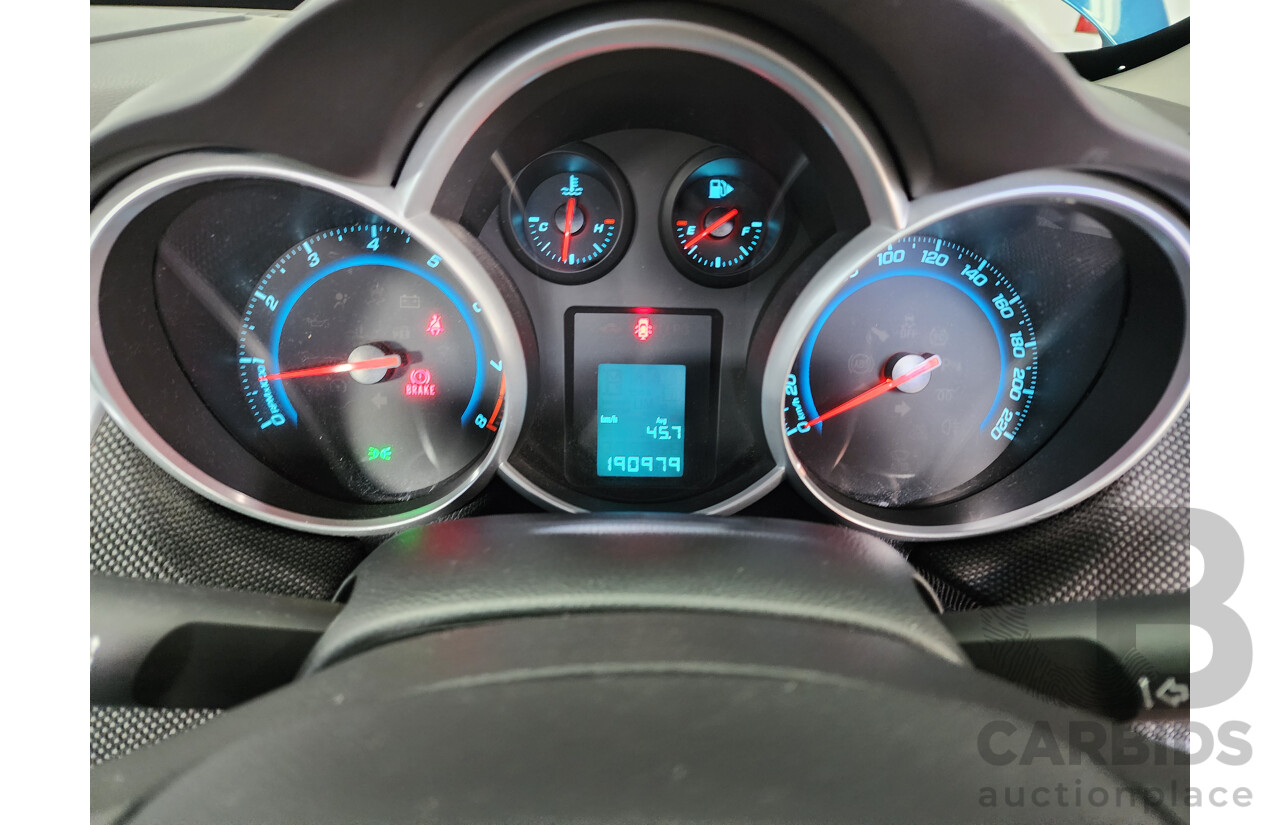 3/2012 Holden Cruze CD JH MY12 5d Hatchback Turquoise 1.4L