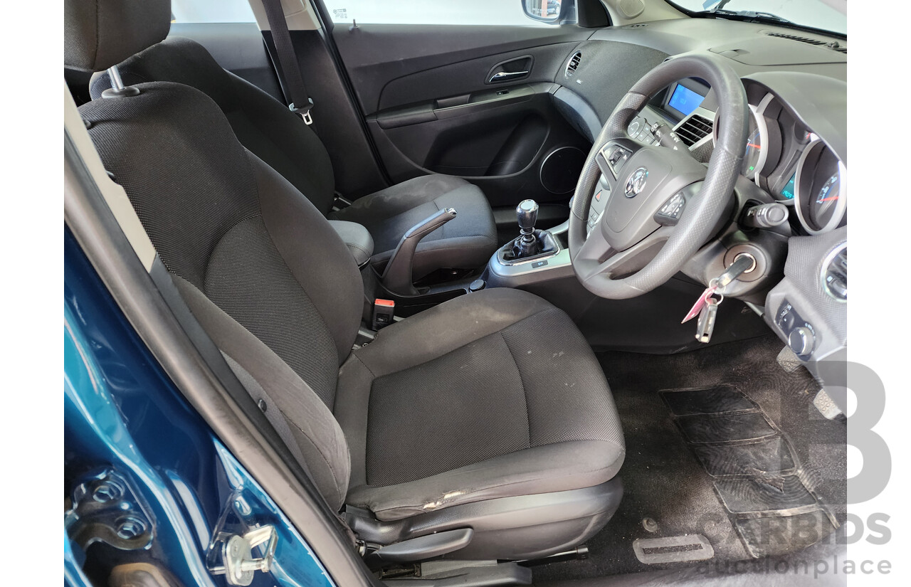 3/2012 Holden Cruze CD JH MY12 5d Hatchback Turquoise 1.4L