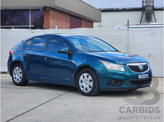 3/2012 Holden Cruze CD JH MY12 5d Hatchback Turquoise 1.4L