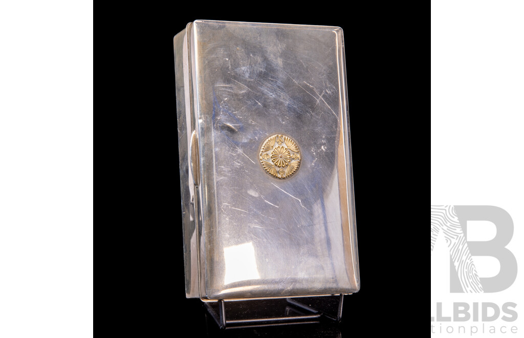 Sterling Silver Cigarette Box