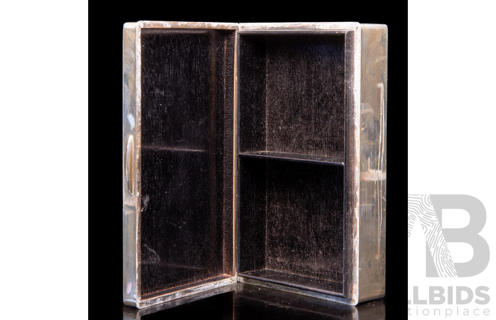 Sterling Silver Cigarette Box