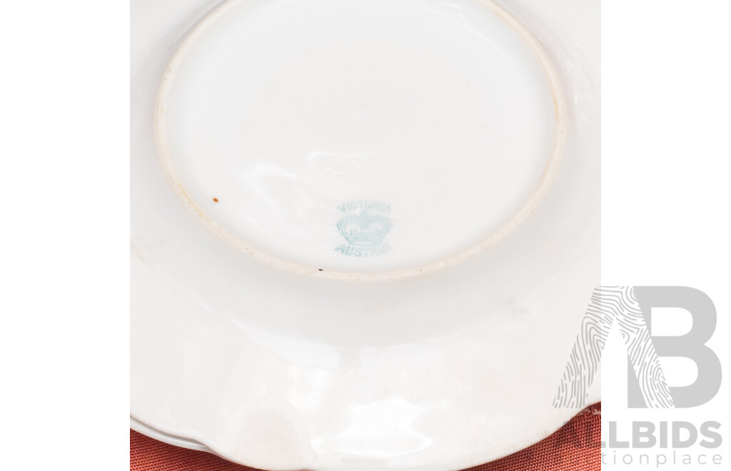 Nice Collection Antique and Vintage Continental Porcelain Including Dresden Style Three Piece Candle Holders, Dresden Lidded Turreen Loving Cup, Austrian Urn and More