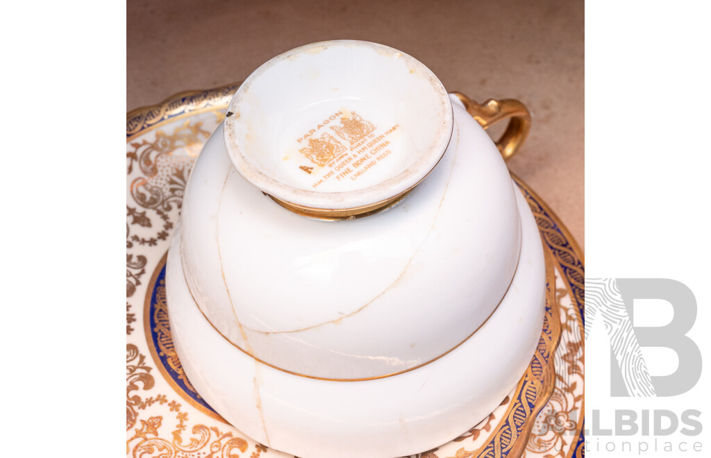 Collection Vintage Porcelain Including Royal Doulton Flambe Vase, Royal Doulton Lidded Turreen, Underplate & Ladle, Minton Lidded Twin Handled Dish and More