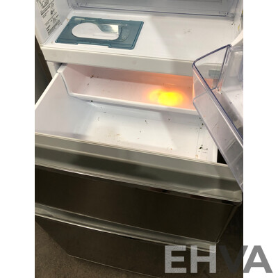 Mitsubishi 390 Litre Bottom Mount Stainless Steel Fridge/Freezer