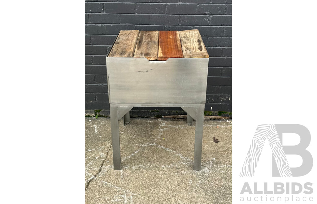 Modern Aluminium Framed Butchers Block