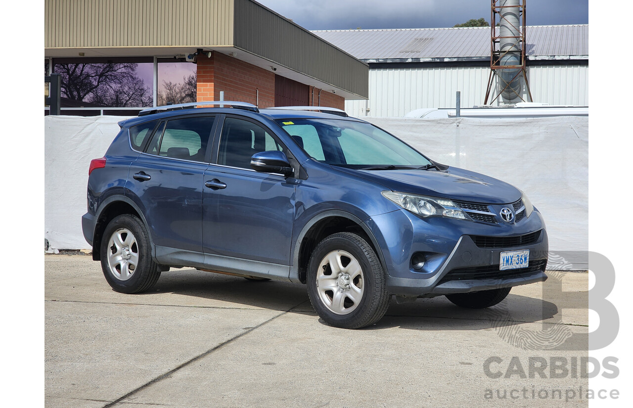 10/2014 Toyota Rav4 GX (4x4) ASA44R MY14 UPGRADE 4d Wagon Blue 2.5L