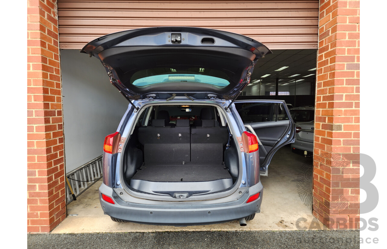 10/2014 Toyota Rav4 GX (4x4) ASA44R MY14 UPGRADE 4d Wagon Blue 2.5L