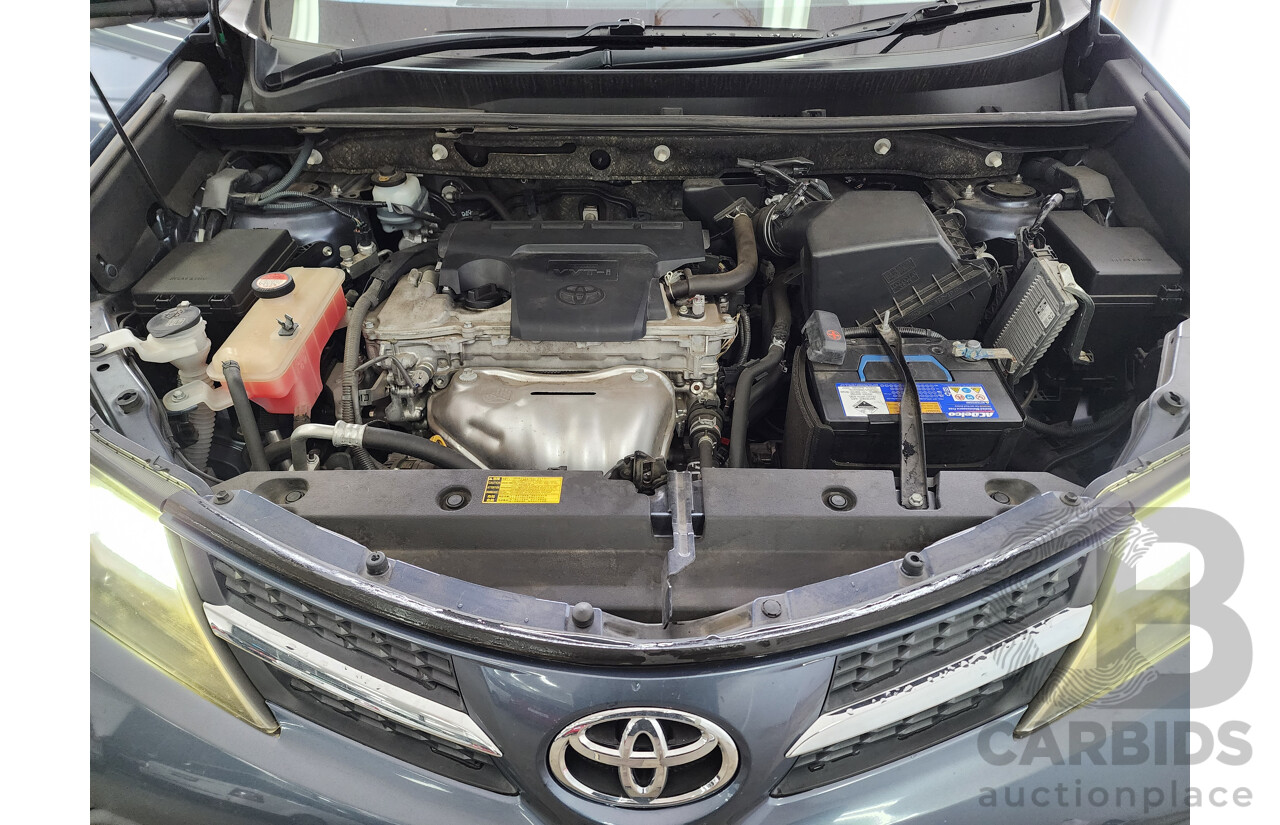 10/2014 Toyota Rav4 GX (4x4) ASA44R MY14 UPGRADE 4d Wagon Blue 2.5L