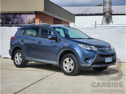 10/2014 Toyota Rav4 GX (4x4) ASA44R MY14 UPGRADE 4d Wagon Blue 2.5L