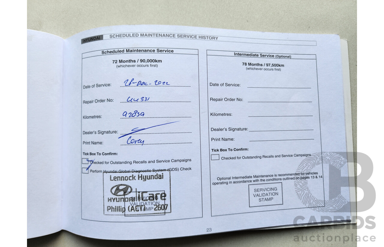 4/2014 Hyundai i30 Trophy GD MY14 5d Hatchback Blue 1.8L