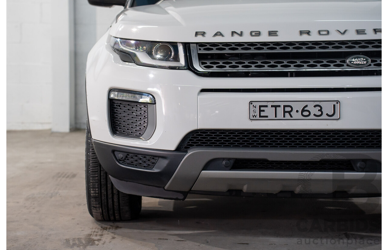 10/2015 Range Rover Evoque Td4 150 SE (AWD) LV MY16 5d Wagon Fuji White Turbo Diesel 2.0L