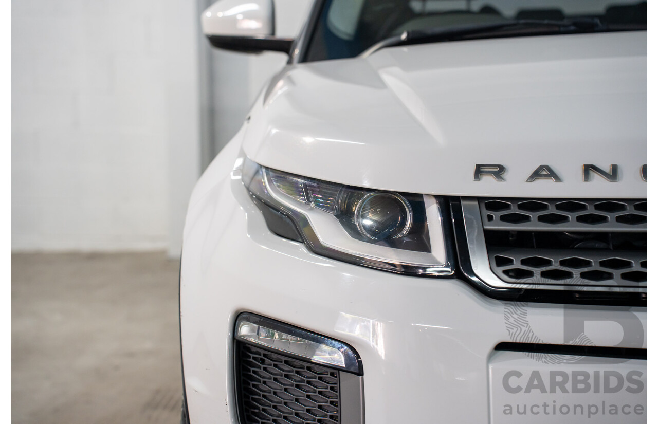 10/2015 Range Rover Evoque Td4 150 SE (AWD) LV MY16 5d Wagon Fuji White Turbo Diesel 2.0L