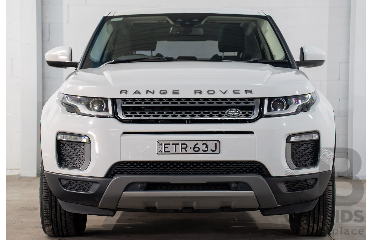 10/2015 Range Rover Evoque Td4 150 SE (AWD) LV MY16 5d Wagon Fuji White Turbo Diesel 2.0L